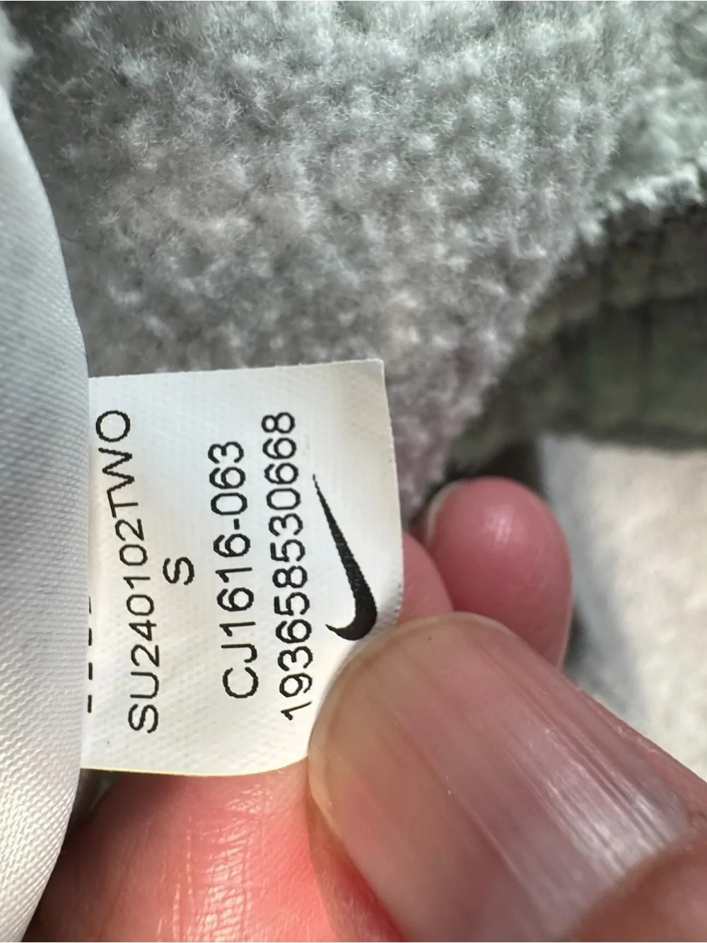 Nike Sweatpants Mens Small Gray Fleece Joggers Swoosh Lounge Athletic